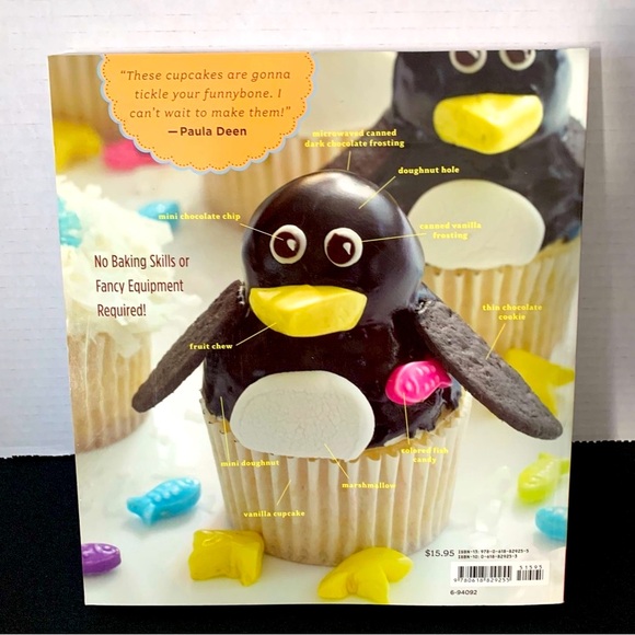 HELLO Cupcake decorating cook book with assorted baking supplies & pushup pops. - Picture 3 of 7